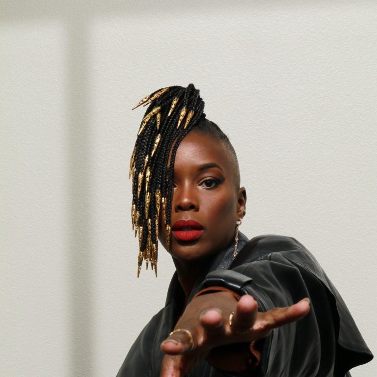 Black Girl & Her Braids