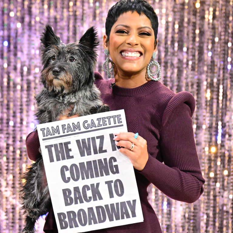 Tamron Eases On Down The Yellow Brick Road With The Broadway Cast Of “The Wiz” In Celebration Of Hall-O-Ween