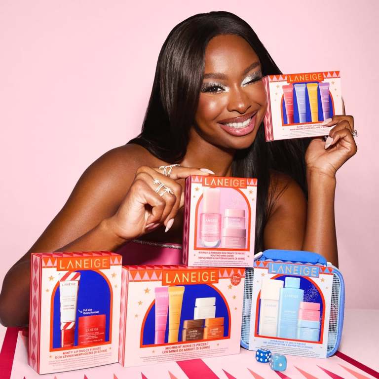 Glow Up with Coco Jones and Laneige Products