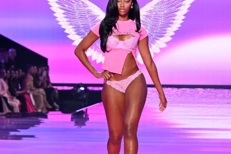 Angel Reese Earns Her Victoria Secret Wings in Stunning Debut