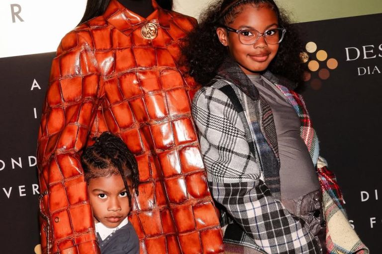 Teyana Taylor and Her Daughters Share a Special Night Out at “A Diamonds Are Forever” Event