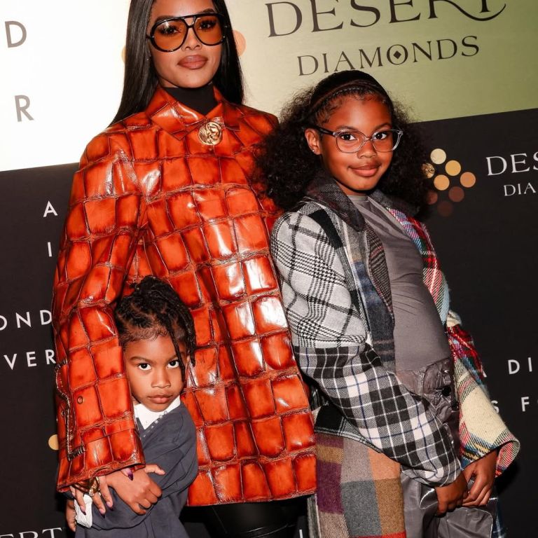 Teyana Taylor and Her Daughters Share a Special Night Out at “A Diamonds Are Forever” Event