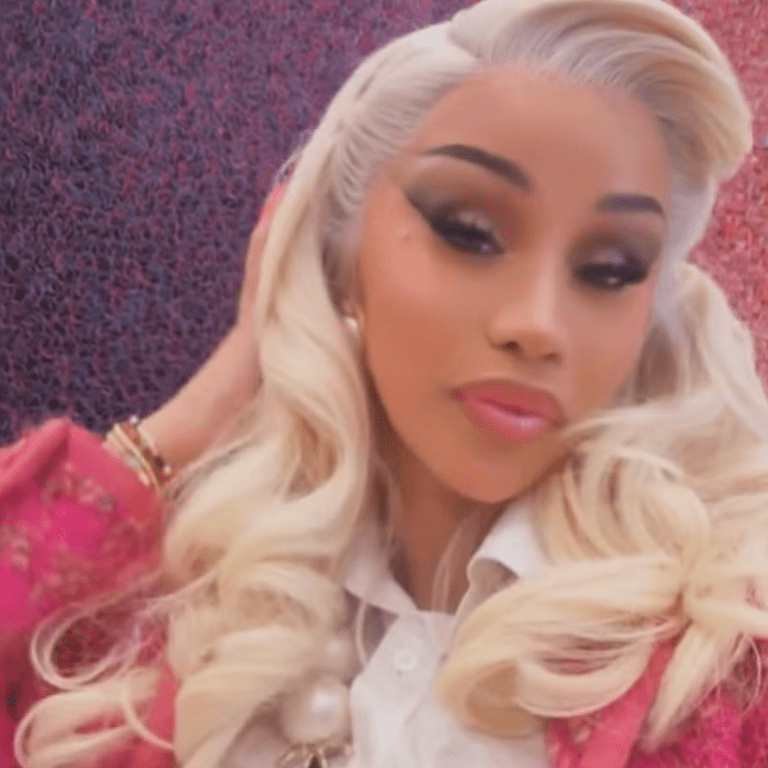 Cardi B Cheers on Stefon Diggs in Hot Pink Chanel