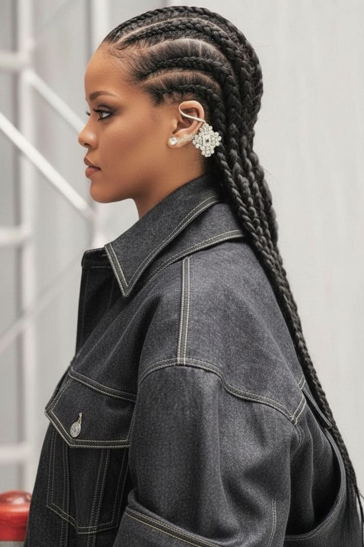 11 Rihanna Braids Hairstyles Youll Want To Copy Instantly