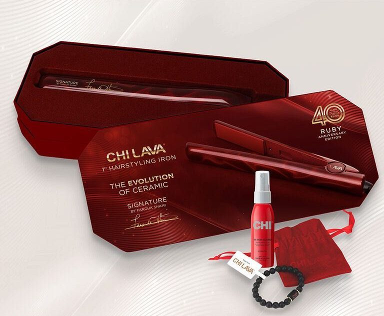 40 Years of Heat: CHI Celebrates a Beauty Legacy in Ruby Red